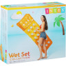 Надувной матрас для плавания INTEX 188х71 см, до 100 кг, от 14 лет, оранжевый 58890 OPAHJEBYII